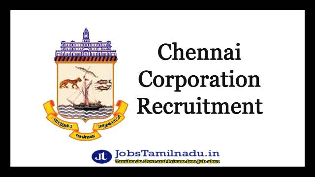 Chennai Corporation Recruitment