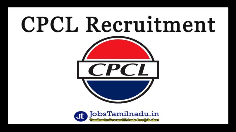 CPCL Chennai Recruitment