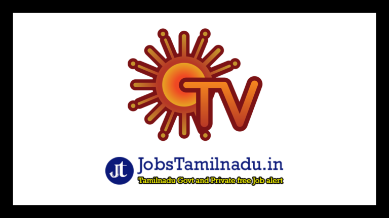 Sun TV வேலைவாய்ப்பு
